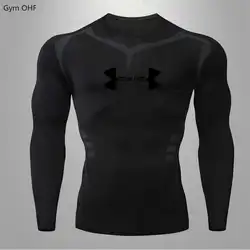 Rashguard Men's Running Fitness Quick Drying Sports T-shirt Cycling Slow Running Compression Tight Clothing Men's Sportswear Gym