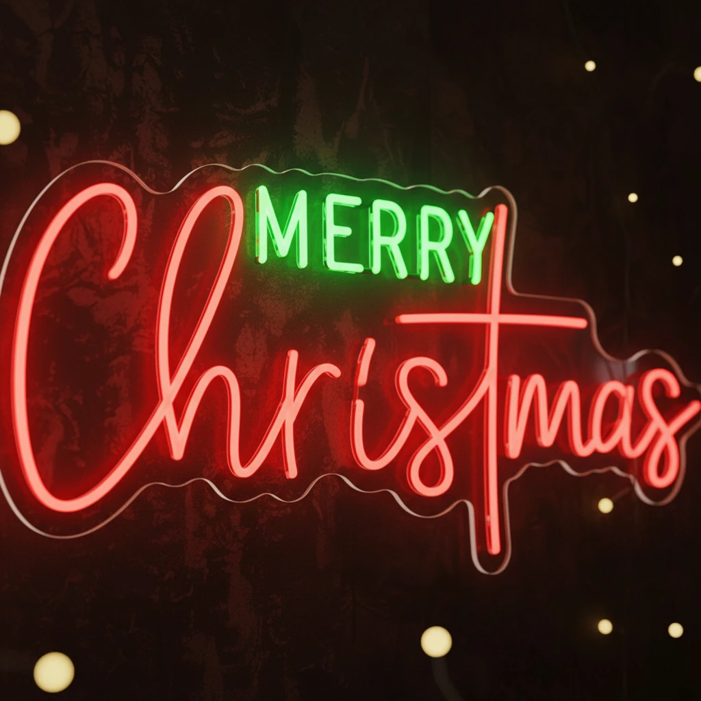 Merry Christmas Neon Sign Christmas Decor, Xmas Led Light Home Decor, Led Sign Wall Decor, Seasonal Decor, Christmas Ornament