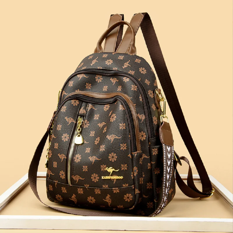 

Высокое качество, новые модные классические роскошные кожаные дорожные рюкзаки, женские сумки на плечо большой вместимости, сумки через плечо