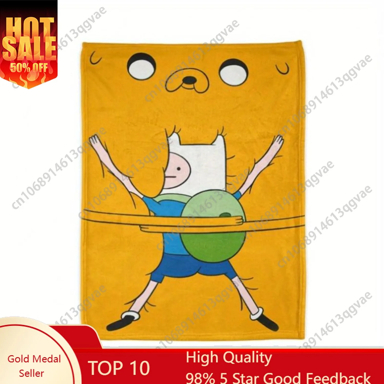 

A-Adventure Time Blanket | Adventure Time Decorations Home Decor Gifts Finn Fans