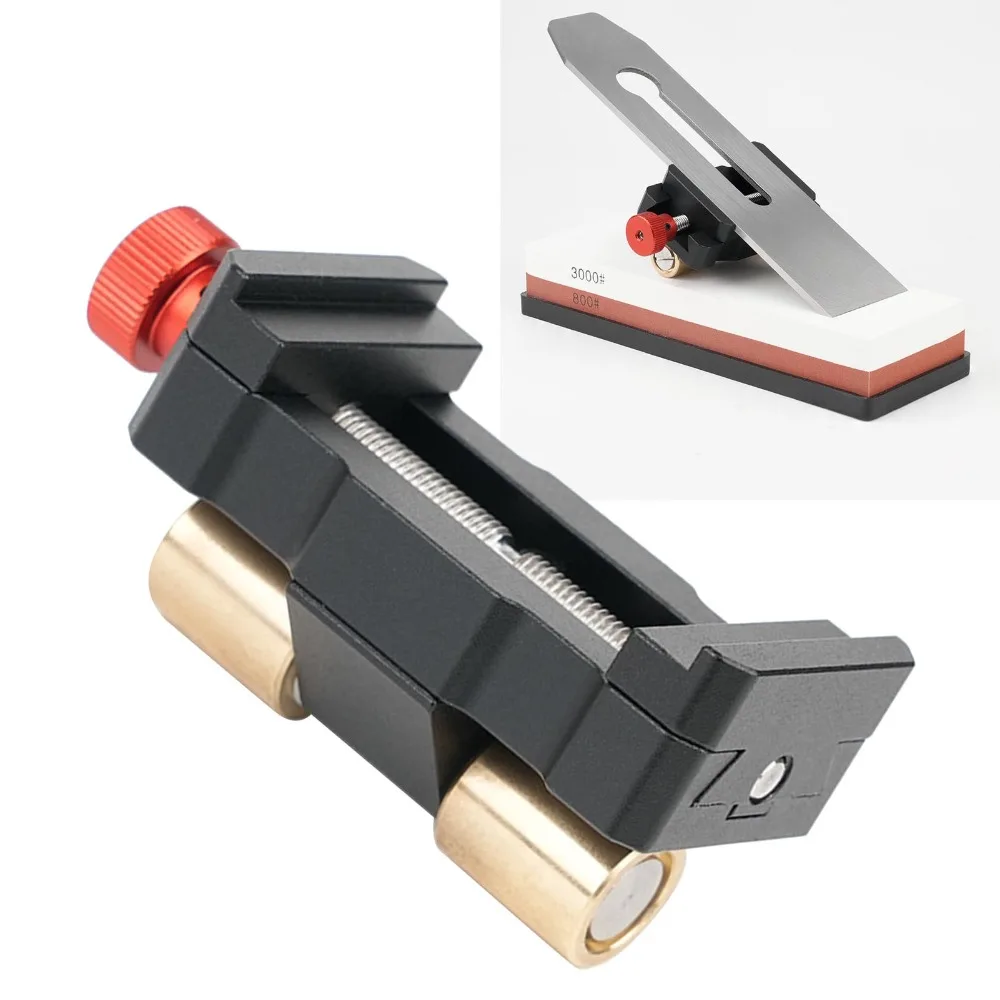 4-60mm Clamping Range Chisel Sharpening Jig Aluminum Alloy Construction Non Rusting Paint Honing Guide Sharpening Fixture