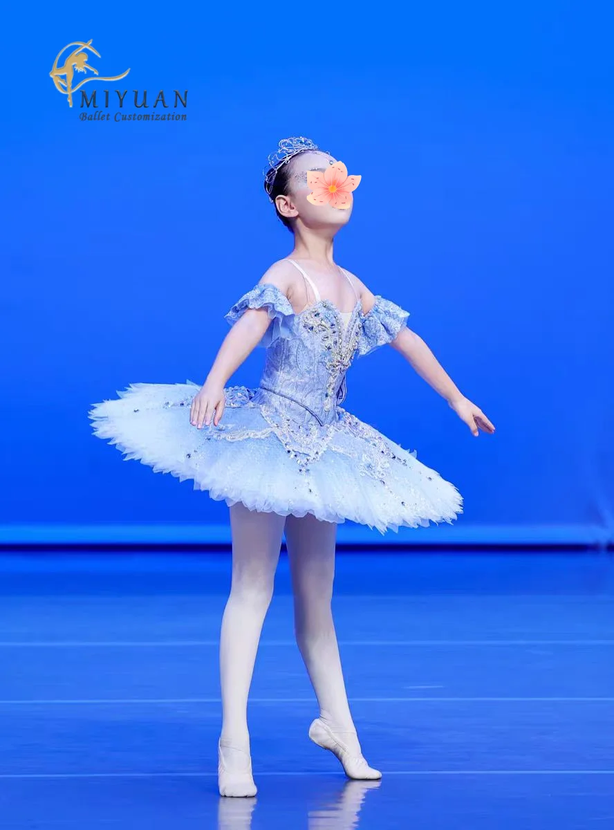 

New Blue bird variation ballet dress adult children professional blue TUTU dress competition performance professional custom