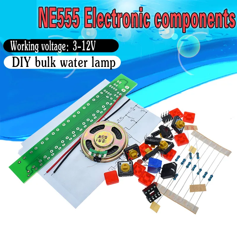 1SET AEAK NE555 Component Electronics Electric Piano Organ Module DIY Kit Learn electronic principles, children's lab