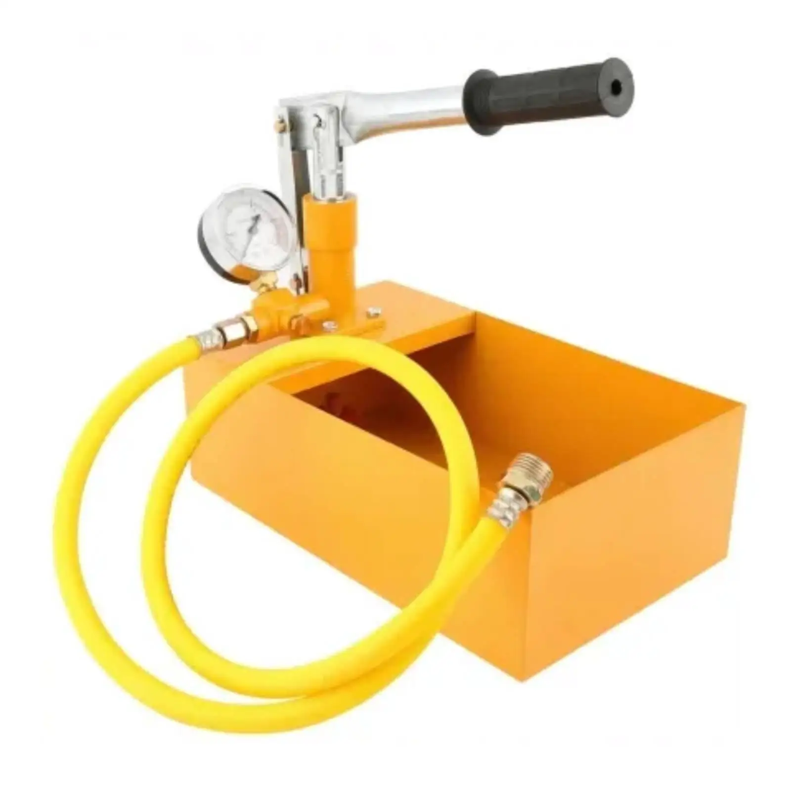 Manual Hydraulic Pressure Test Pump Hand Operated Water Leak Detector with Gauge for Plumbing Repair Work