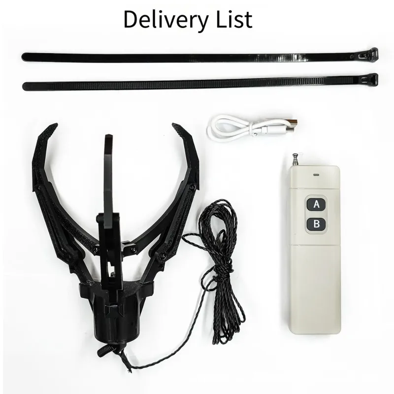 Mechanical Claw Hook Drone Air Release Payload Dropper Remote Control Intelligent Pick Up Drop Device Fishing Rescue