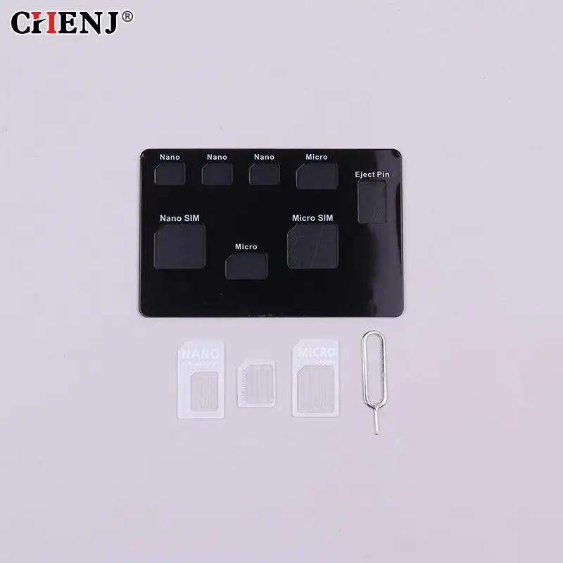 

Ultra Thin Memory Card Case Holder Wallet Storage Box Credit Card Size for SD Nano/Micro SIM Cards Organizer Container Eject Pin