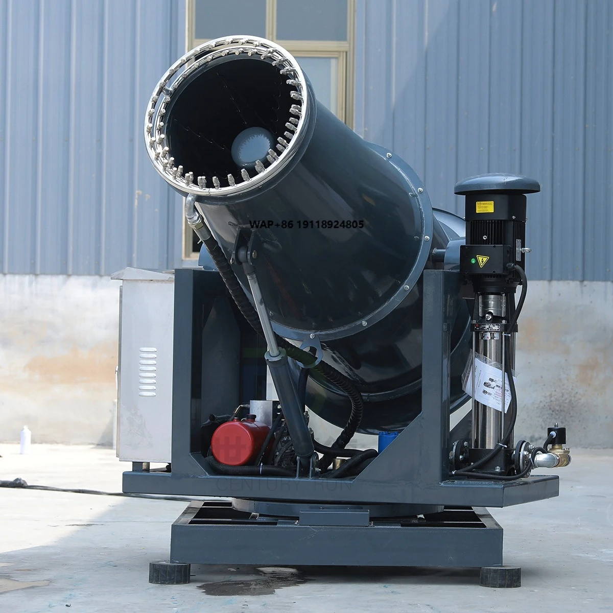 Industrial Electric Automatic Dust Suppression Solution Dust Fighting Sprayer Water Cannon Fog Cannon Machine 60 Meter Throw