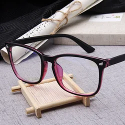 2022 Transparent Computer Glasses Frame Women Men Anti Blue Light square Eyewear Blocking Glasses Optical Spectacle Eyeglass