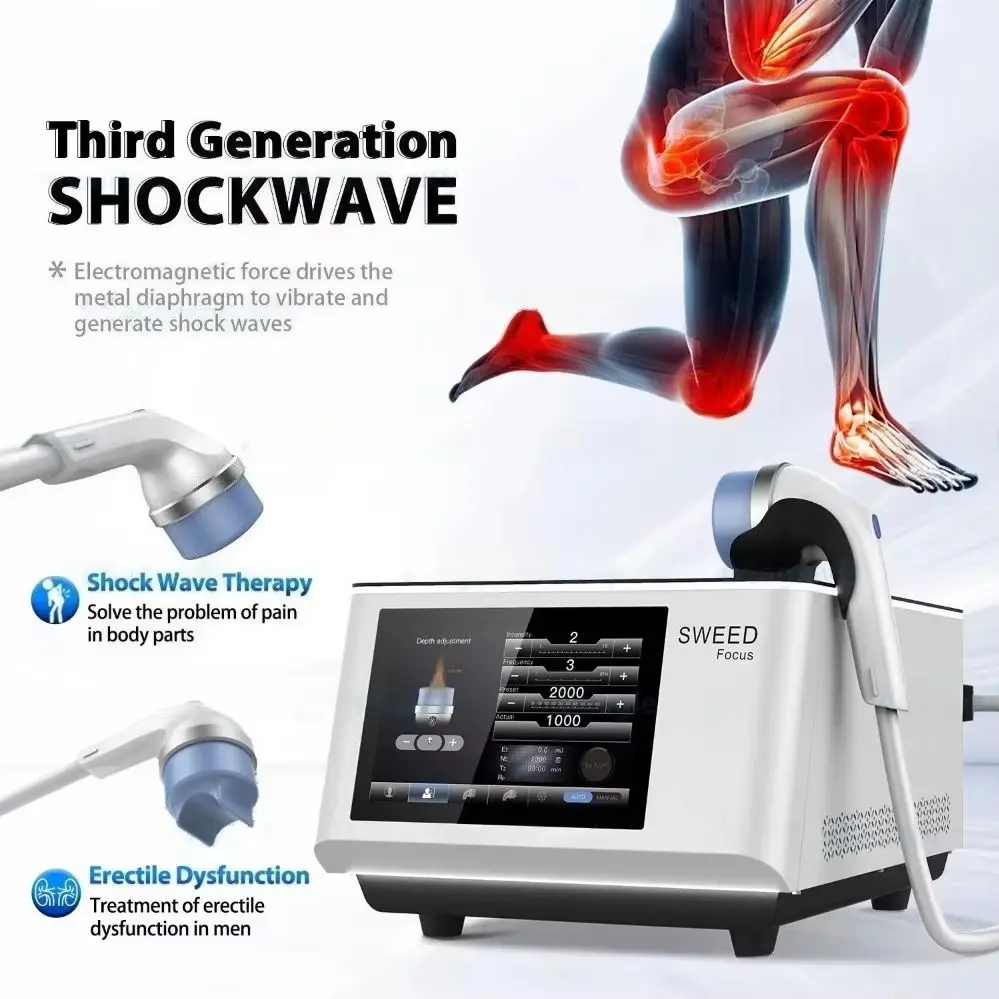 

2 In1 FSWT Focused Shockwave for Physical Therapy Shockwave for Erectile Dysfunction Shockwave Therapy Machine Focused