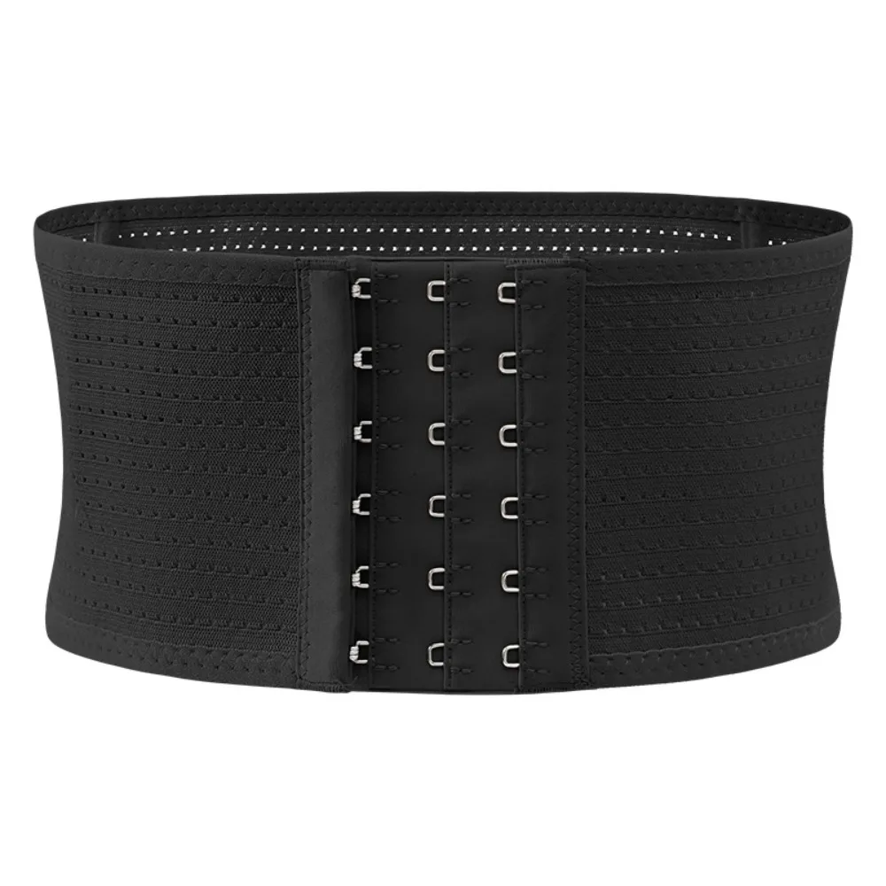 

Fashion Hollow Tummy Control Shapewear Seamless Thin Short Waist Belt Slimming Adjustable Girdle Body Shaper 3Rows 6Buckles