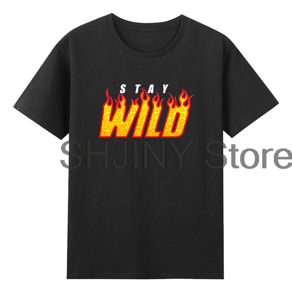 Ben Azelart Stay Wild Merch T-shirt Unisex Crewneck Short Sleeve Cotton Tee Women Men Streetwear Fashion Clothes