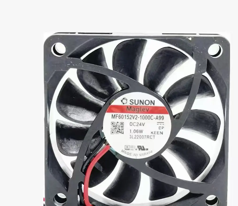 For New SUNON MF60152V2-1000C-A99 24V 1.06W Silent Inverter Cooling Fan 6CM