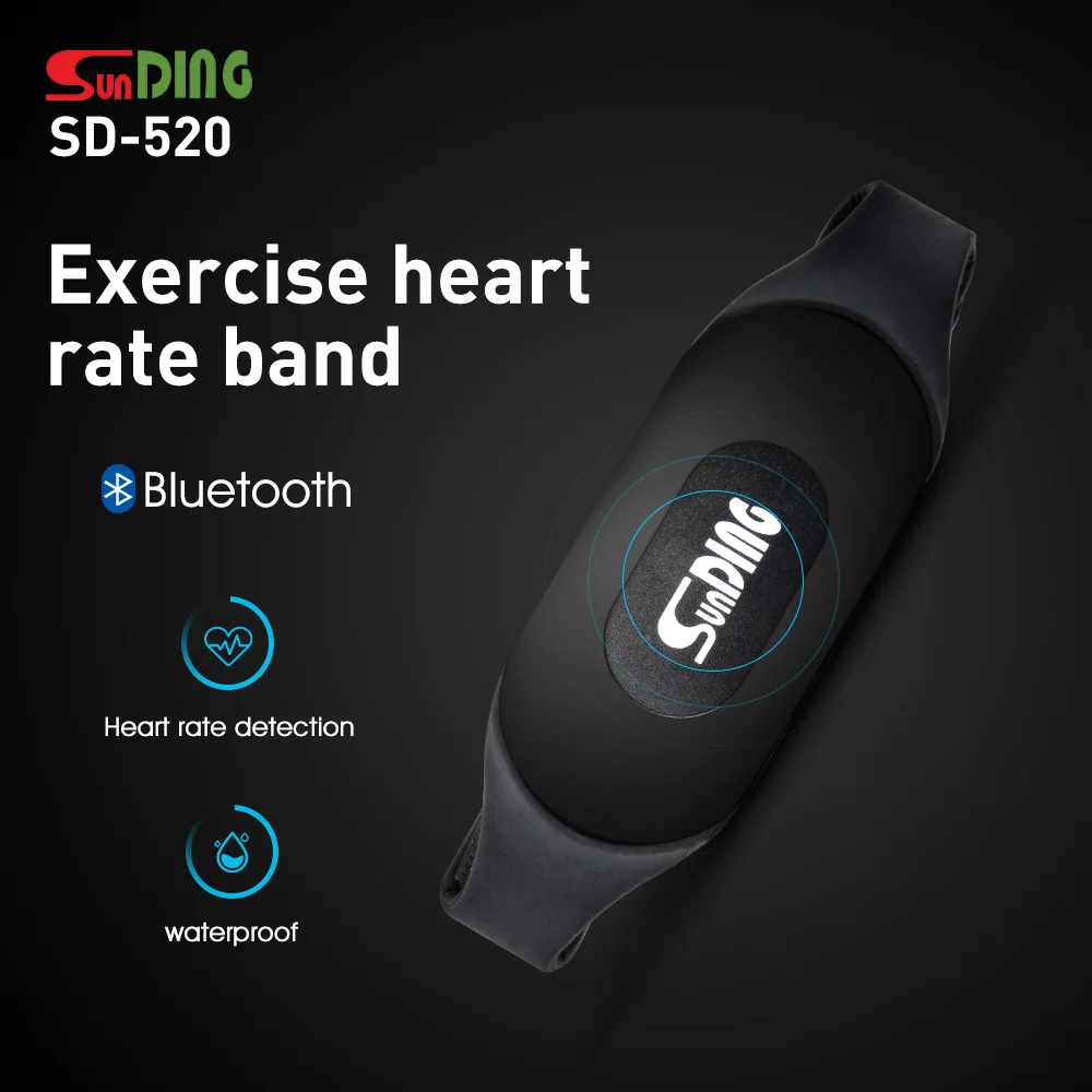 Sunding SD-520 SD-521 Adjustable Chest Wear Heart Rate Monitor Bluetooth 4.0 Wireless Smart Sensor Heart Rate Sport Monitor Tool