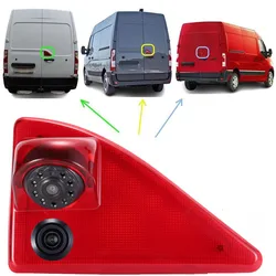 Car Double reversing camera for Renault Master III 3 JV FV Van Bus 2010/02-2024/12 93197475 265900021R brake stop lamp light