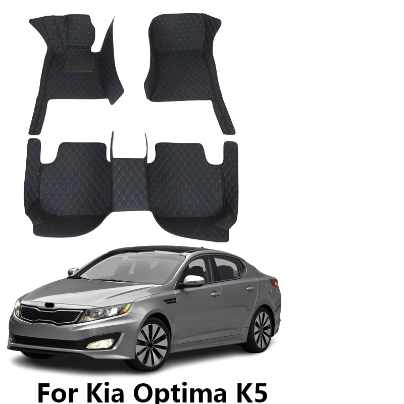 

Автомобильные коврики, внутренние Водонепроницаемые кожаные Коврики для KIA Optima K5 2015 2014 2013 2012 2011, автомобильные аксессуары, пользовательские коврики