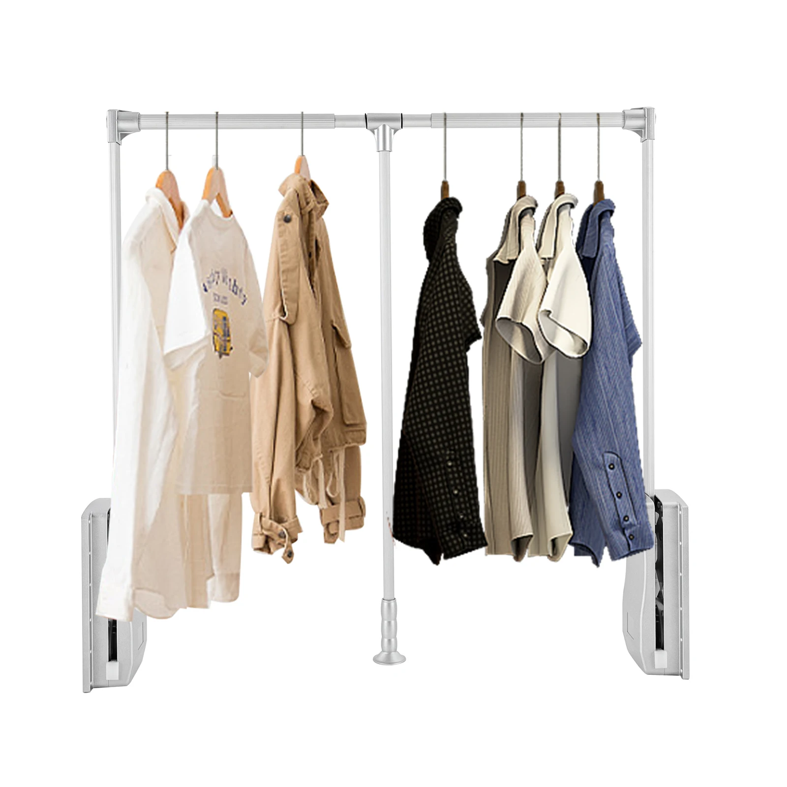 Elevating Hanging Rod Cloakroom Activity Hanging Rack Pull Down Hanging Rack Telescopic Hangers