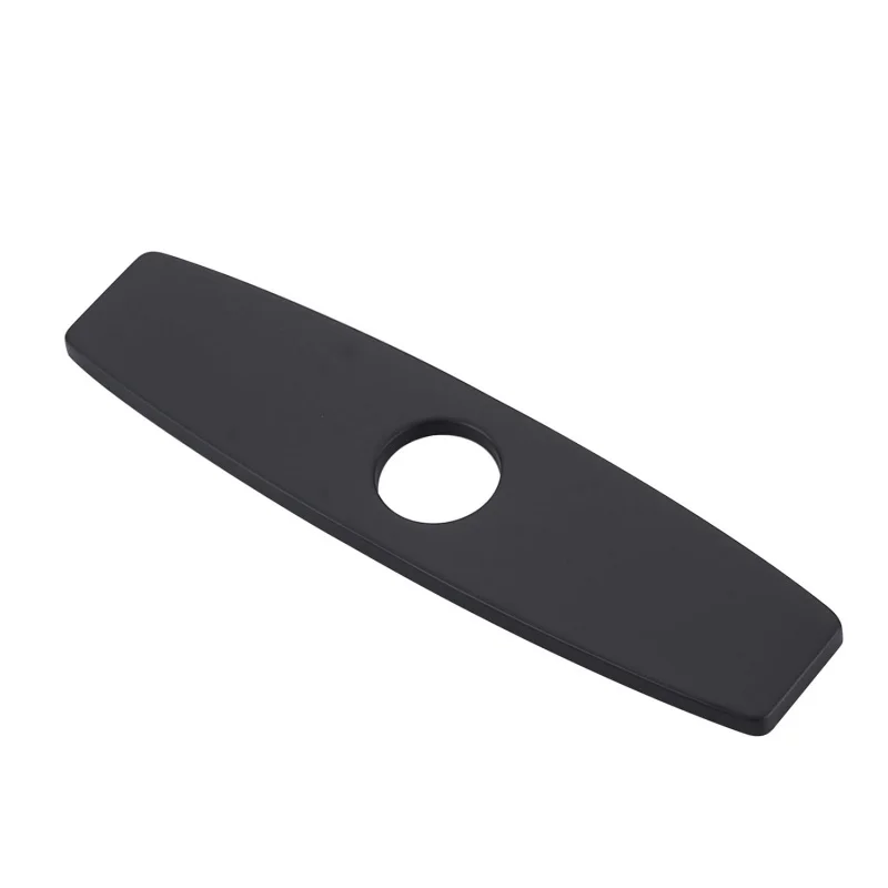 10.23 Inch Sink Hole Cover Stainless Steel Kitchen Faucet Accessories Base Plate 1 Or 3 Hole Deck Matte Black