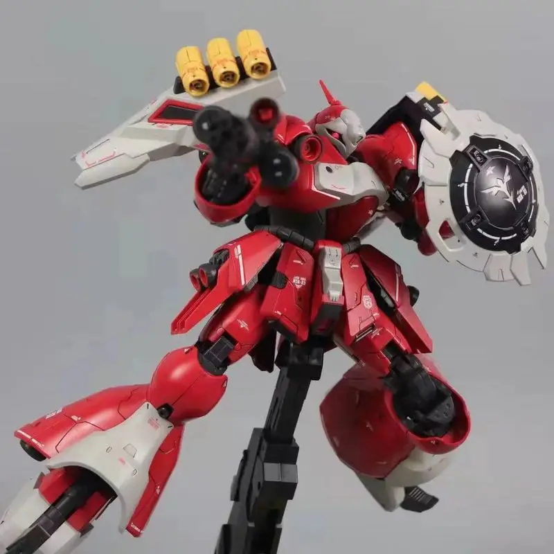 DABAN 8823 MG 1/100 Escala MSN-03 Jagd Doga Kit de modelo de montagem de cor vermelha Adulto personalizado brinquedo de figura de ação colecionável