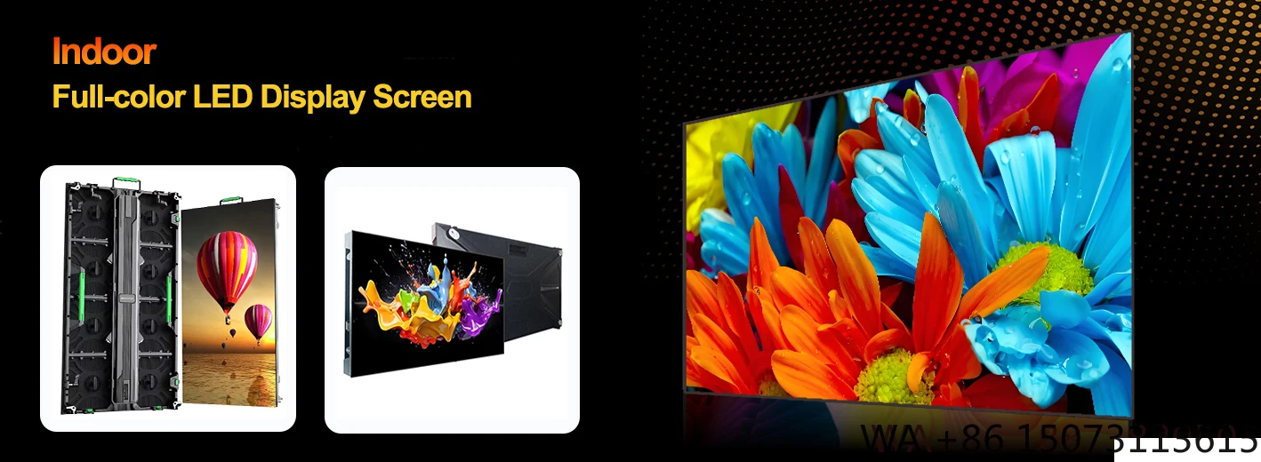 P2/P2.5/P3 full-color HD LED-scherm voor binnen - Live-uitzending, podium- en conferentieruimte-achtergrond