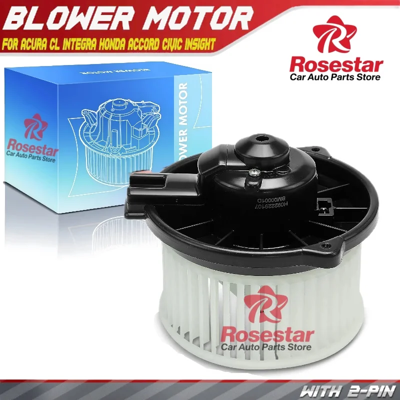 

Вентилятор двигателя вентилятора HVAC с каркасом вентилятора для Honda Accord Civic Insight Acura Integra 79310SR3A01 79310-SR3-A01 79310-SX0-A01 BM00026C