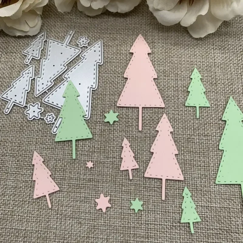 

Разнообразные металлические вырубные формы для рождественских елок, трафареты для скрапбукинга, альбомов, бумажных открыток, тиснения