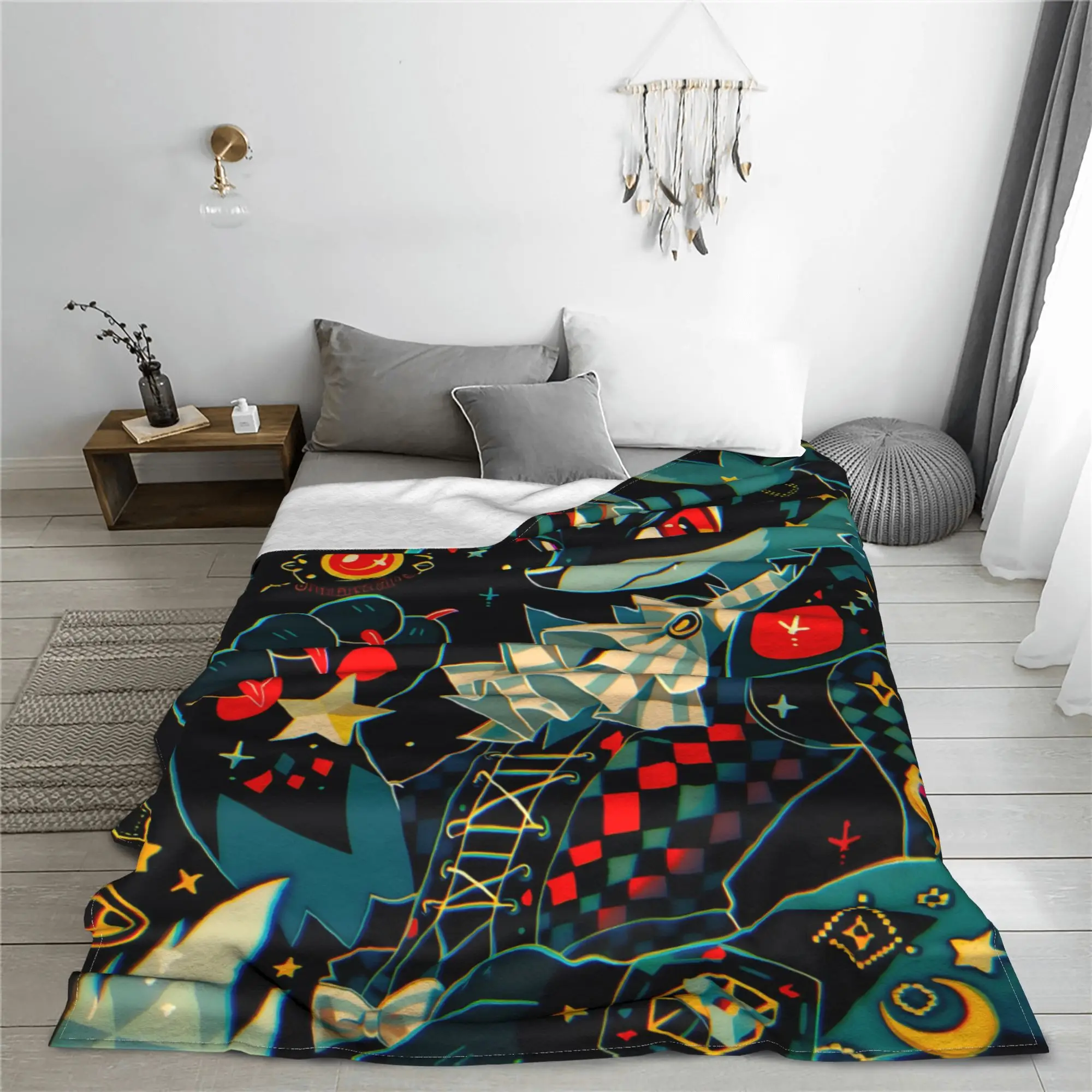 1PC home Cutecore Pokemons Theme Anime Lucario  Blanket Super Cosy Plush Home Living Room Sofa halloween