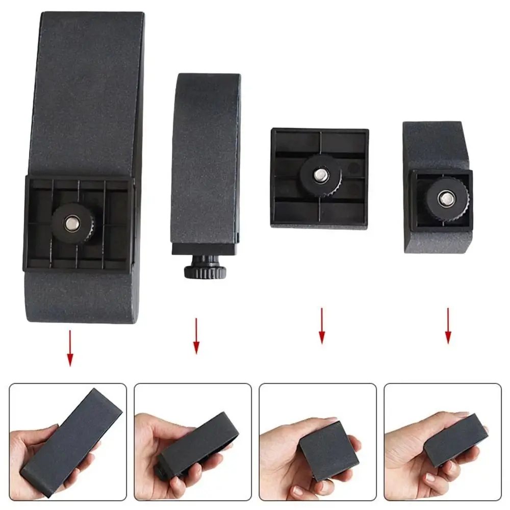 1set（2pcs/4pcs） Multi Functional Sanding Block Ergonomic Handle Lightweight Body Sandpaper Holder Stable Clamping