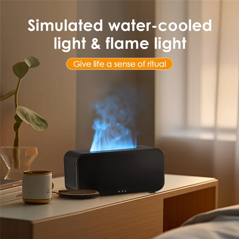 

ABJO-7 красочный увлажнитель пламя ароматерапевтическое масло диффузоры для дома 120 мл увлажнитель настольный атмосферный ночник A