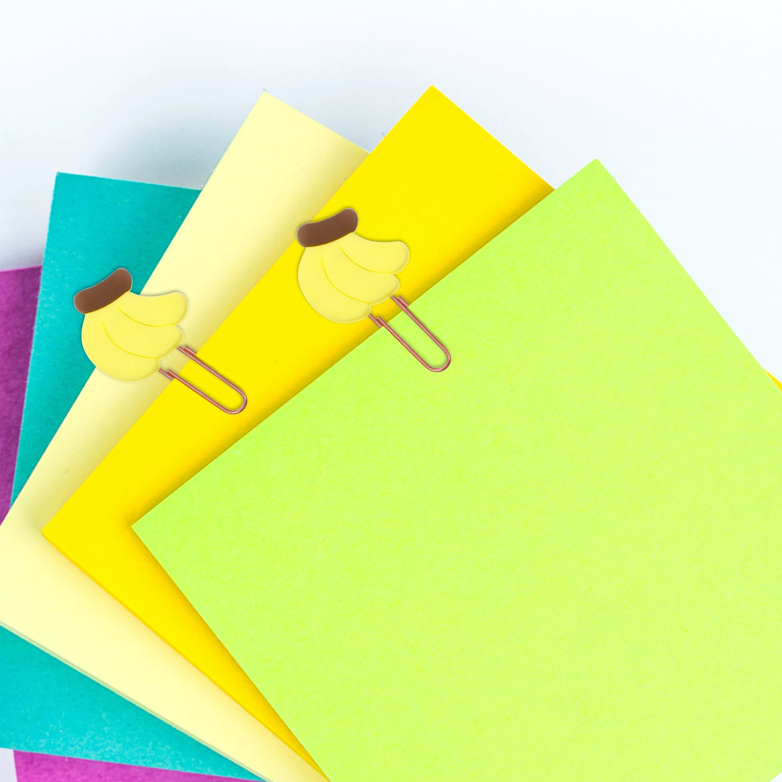 

20 pcs Silicone Bookmark Creative Book Mark Page Marker Paper Clip For Office School Notebooks Students Practical Bookmarks