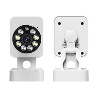 2.4G Wifi Tuya CCTV Surveillance Camera Color Night Vision As Night Light Support 128GB TF Card 360 Rotation APP Control 3 Modes