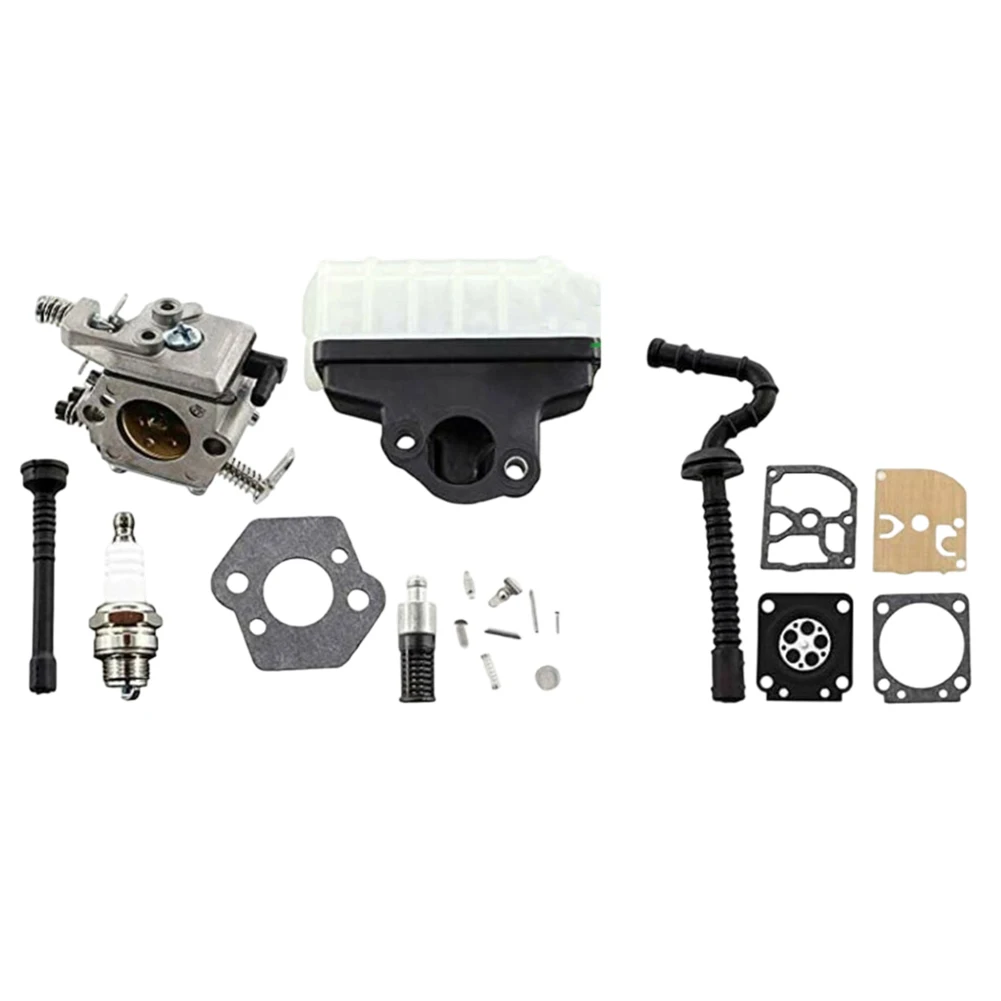 WT-286 Replacement Chainsaw Carburetor Easy Installation High Voltage Pack Included Complete Repair Kit Carburettor