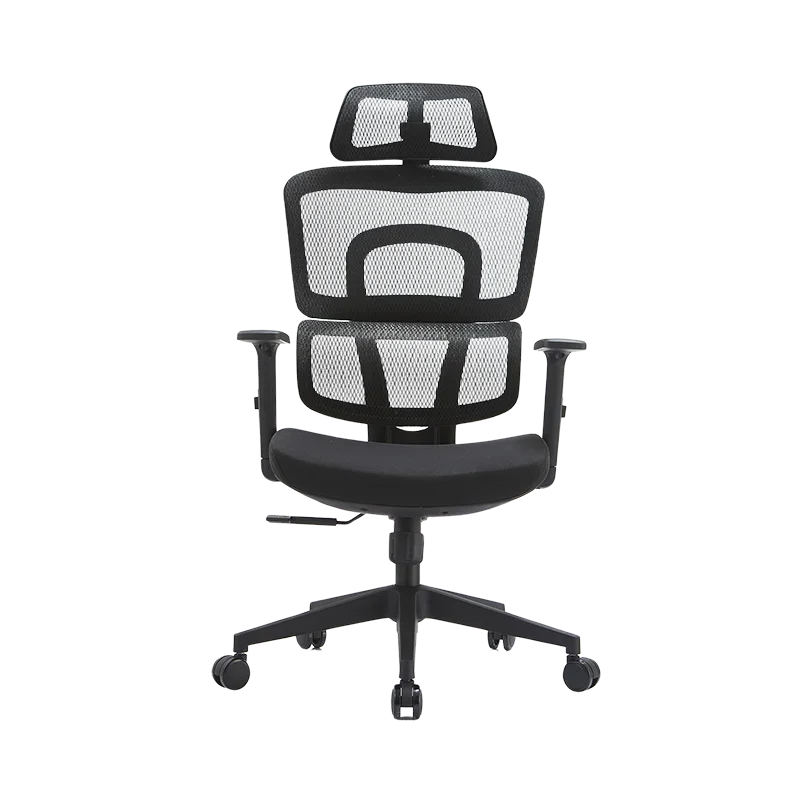 Factory Wholesale High Back Swivel Ergonomic Office Mesh Chair High Quality Height Adjustable Revolving Black Executive Chair