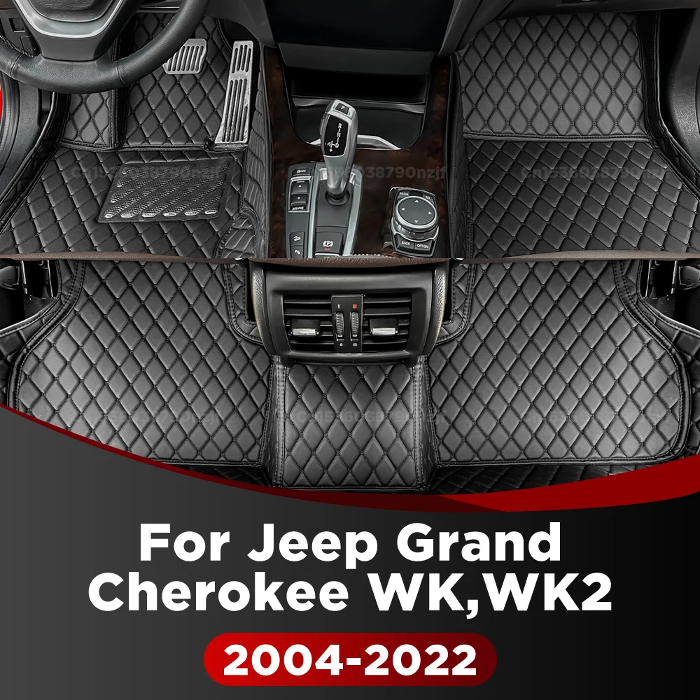 

Для Jeep Grand Cherokee WK, WK2 2004-2022 2021 2020 автомобильный напольный коврик на заказ автомобильный ковер чехол аксессуары для интерьера защитные