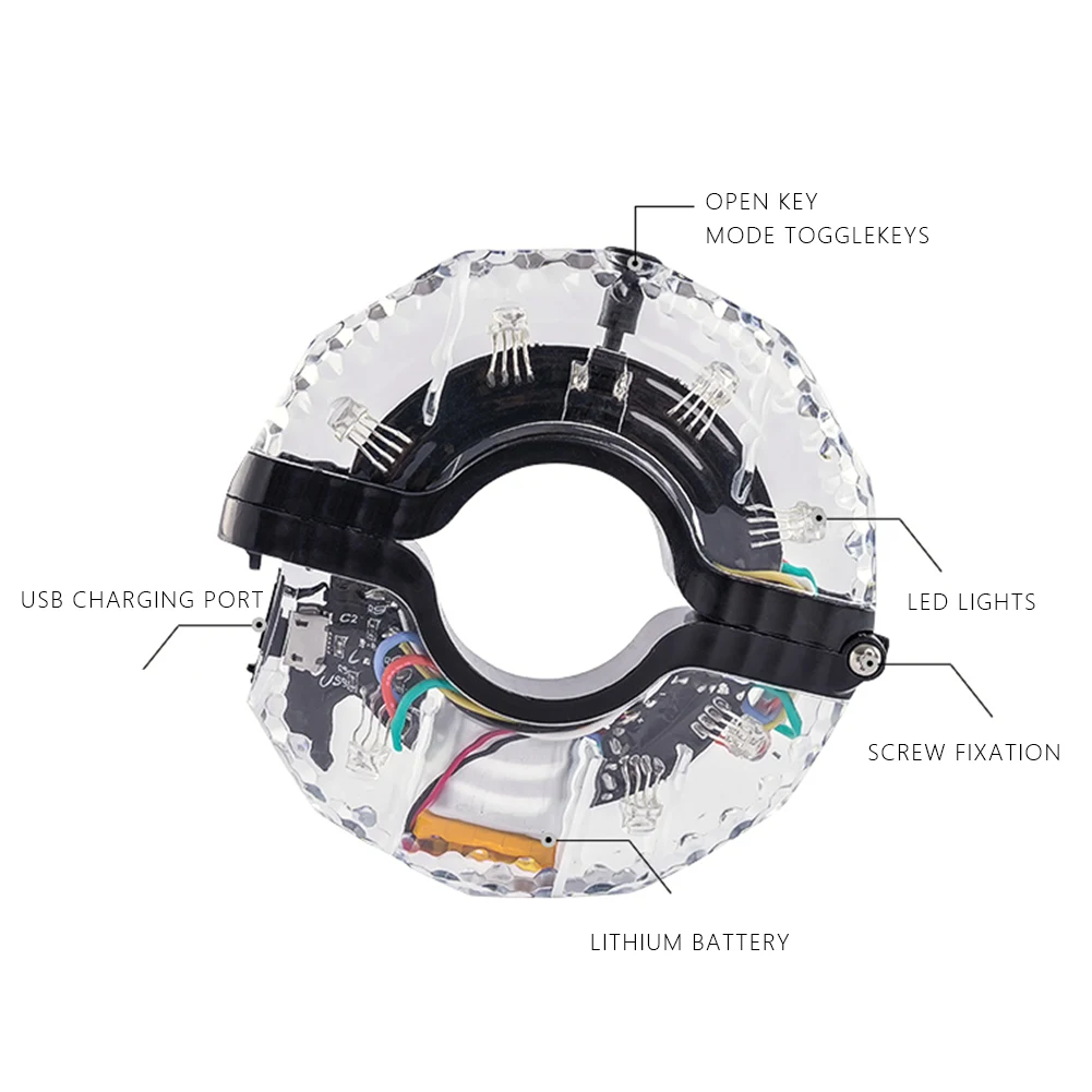 

Универсальные фонари для ступицы колес велосипеда, перезаряжаемые через USB, водонепроницаемые красочные фонари для велосипедных спиц, предупреждающие украшения безопасности