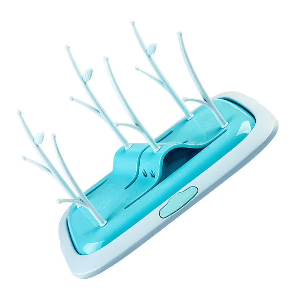 

Portable Baby Bottle Drying Rack Large Capacity Detachable Draining Station For Nipples Cups Pump Parts Kitchen Organizer