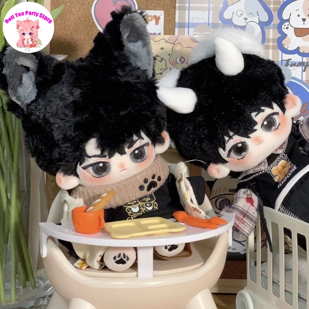 Omniscient Reader's Viewpoint Jin Doksi Attributes 20cm Plush Doll Body Anime Cosplay Dress Up Clothes Figures Plushies Gift
