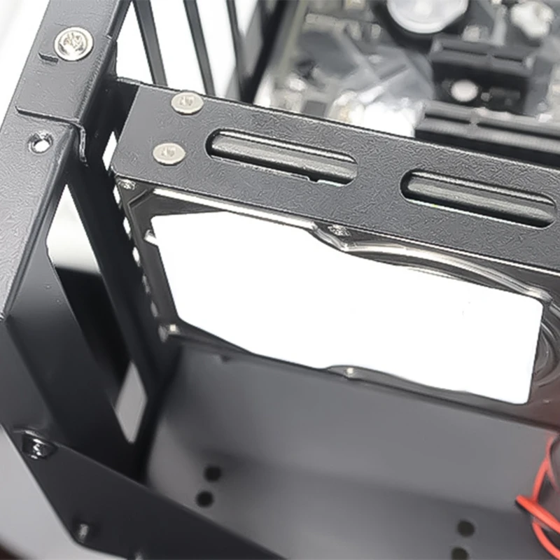 2.5/3.5inch Hard Tray Holder for PCI SSD HDD Metal Mounting Bracket Adapter Easy Installation for PC Case Bottom - Image 2