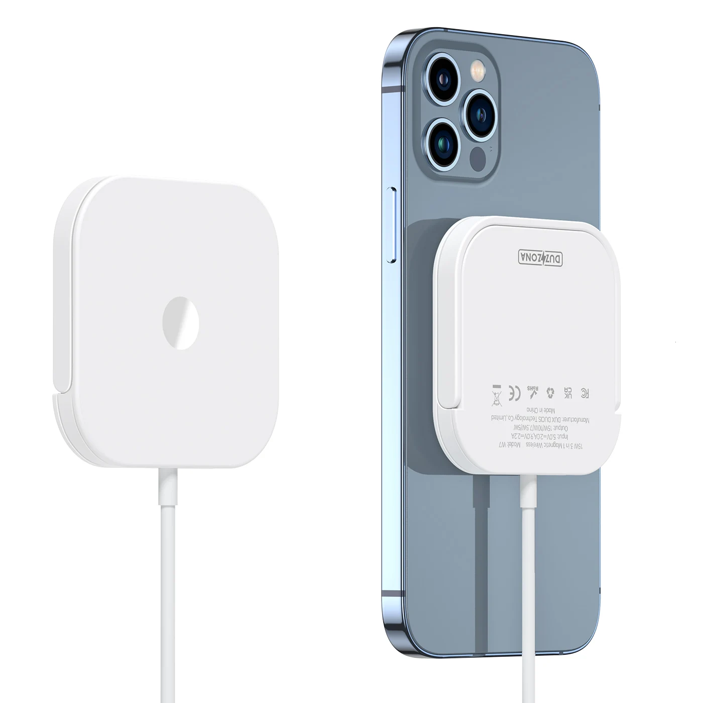 

New 3-in-1 Magnetic Wireless Charger Stand 15W Output Power for iPhone 15 16 Pro Max Apple Watch AirPods Type-C Mobile Phone