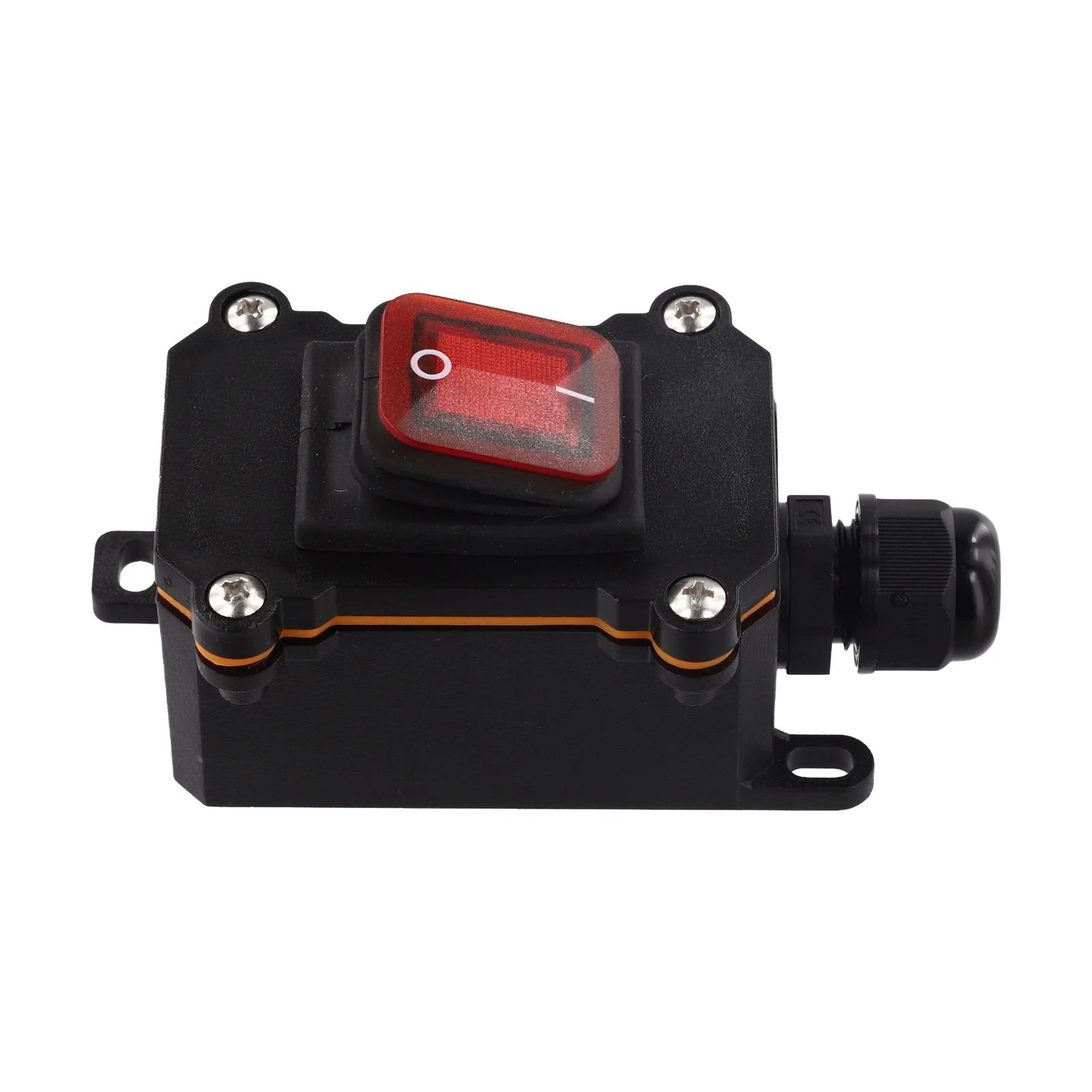 IP65 Sealed Rocker Switch Suitable for 12V 24V and 220V Single Phase Systems in Gardens Construction Zones and Utility Areas