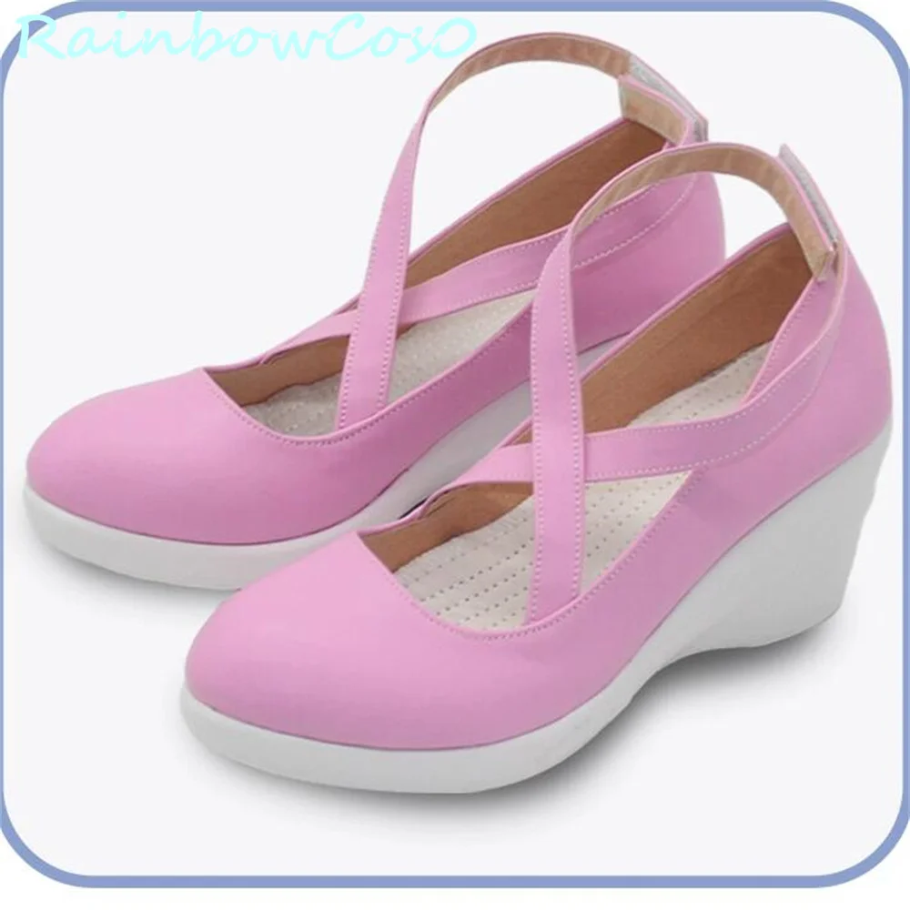 Asagao Hanae Blue Archive Cosplay Schuhe Stiefel Spiel Anime Halloween Weihnachten RainbowCos0 W3408