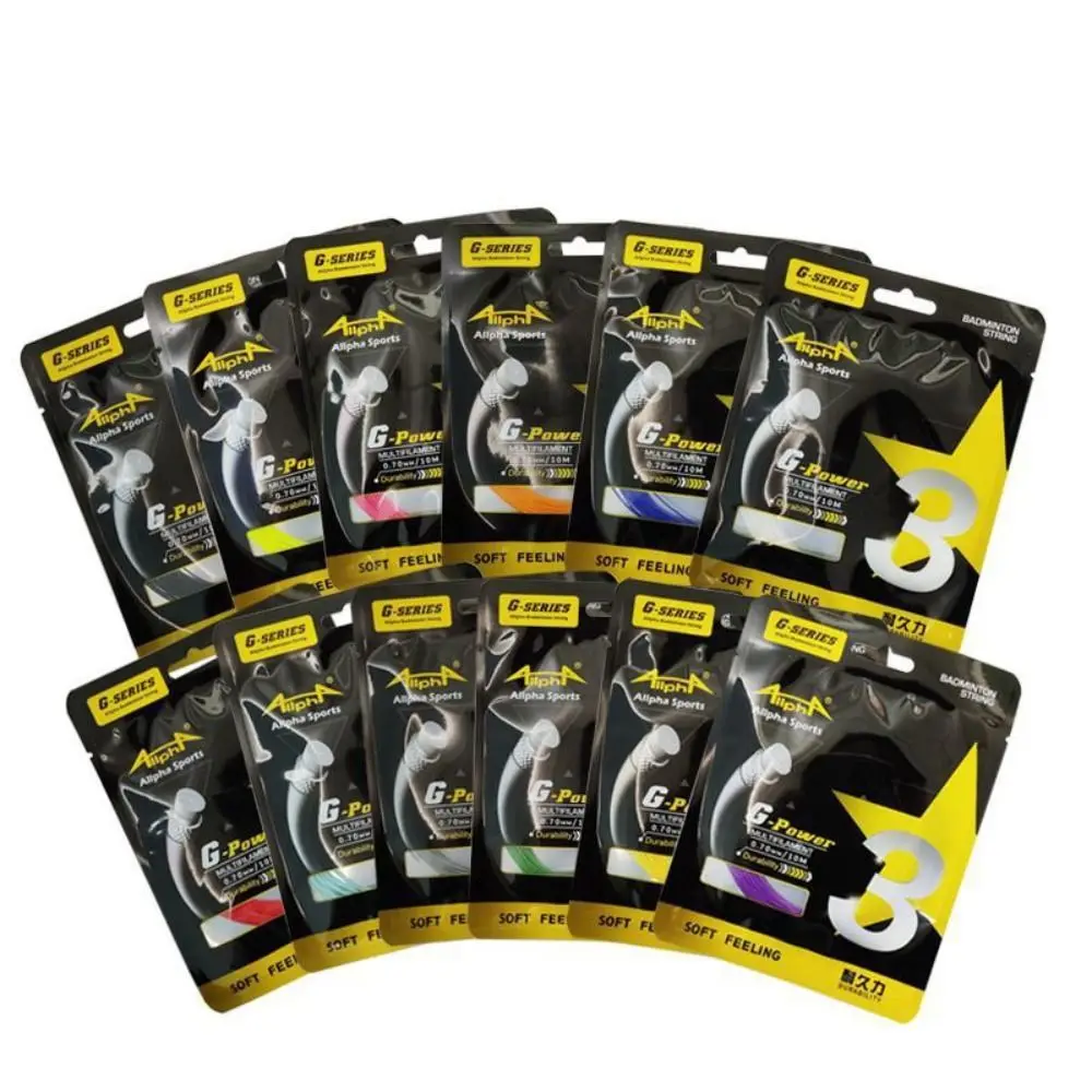 0.7mm G3 Badminton Racket Line Standard Nanofiber Badminton String Fiber High Flexibility Badminton String Line Amateur
