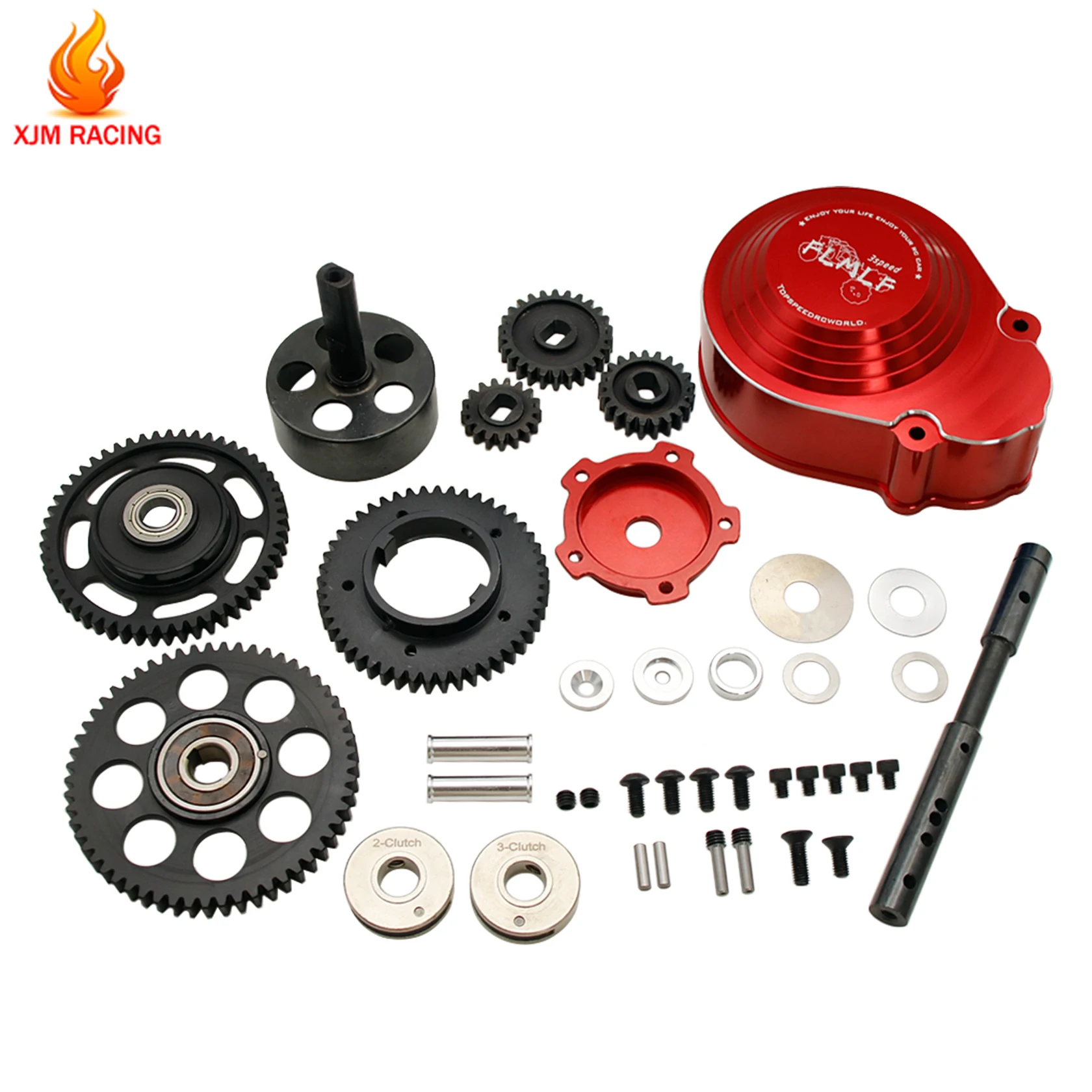 1/5 HPI ROFUN BAHA King Motor ROVAN BAJA 5B 5T 5SC RCカー用メタルクラッチカップ、ベアリング、または3速トランスミッションギアキット