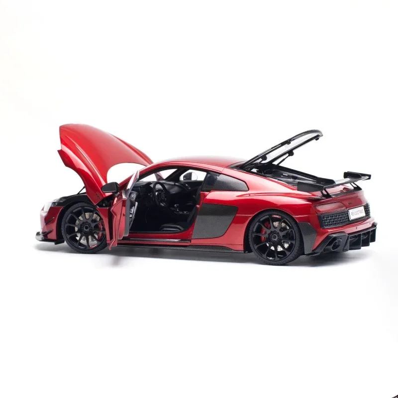 KengFai 1:18 2021 لـ R8 GT RWD V10 #   نموذج سيارة مفتوح بالكامل من سبيكة السيارة الخارقة