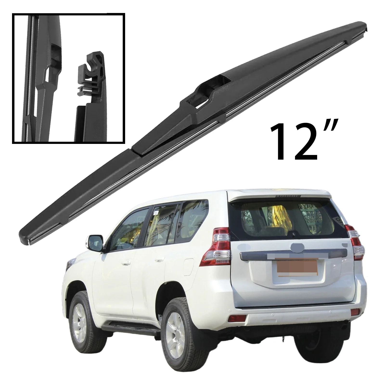 

12" Rear Windshield Windscreen Washer Wiper Blade For Toyota Prado J150 J 150 2009-2020 Car Accessories Accsesories