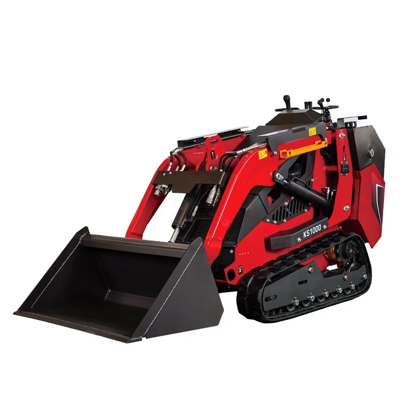 Mini Skid Steer Loader New Durable Small Skid Steer Loader High Performance For Garden Agriculture Engineering Works