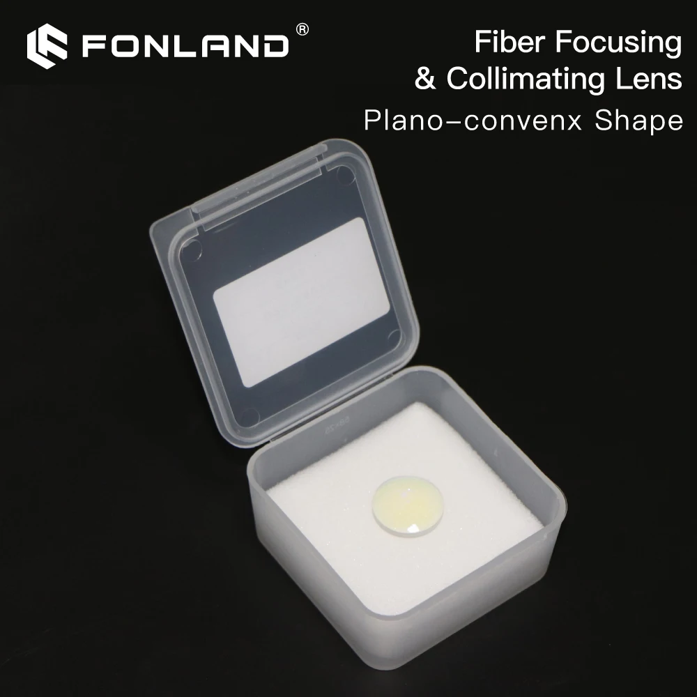 Imagem -05 - Fonland Focando Collimating Lens Diâmetro 2037 mm Sílica Fundida de Quartzo para Máquina de Laser de Fibra de Alta Energia 1064nm Plano-convenx