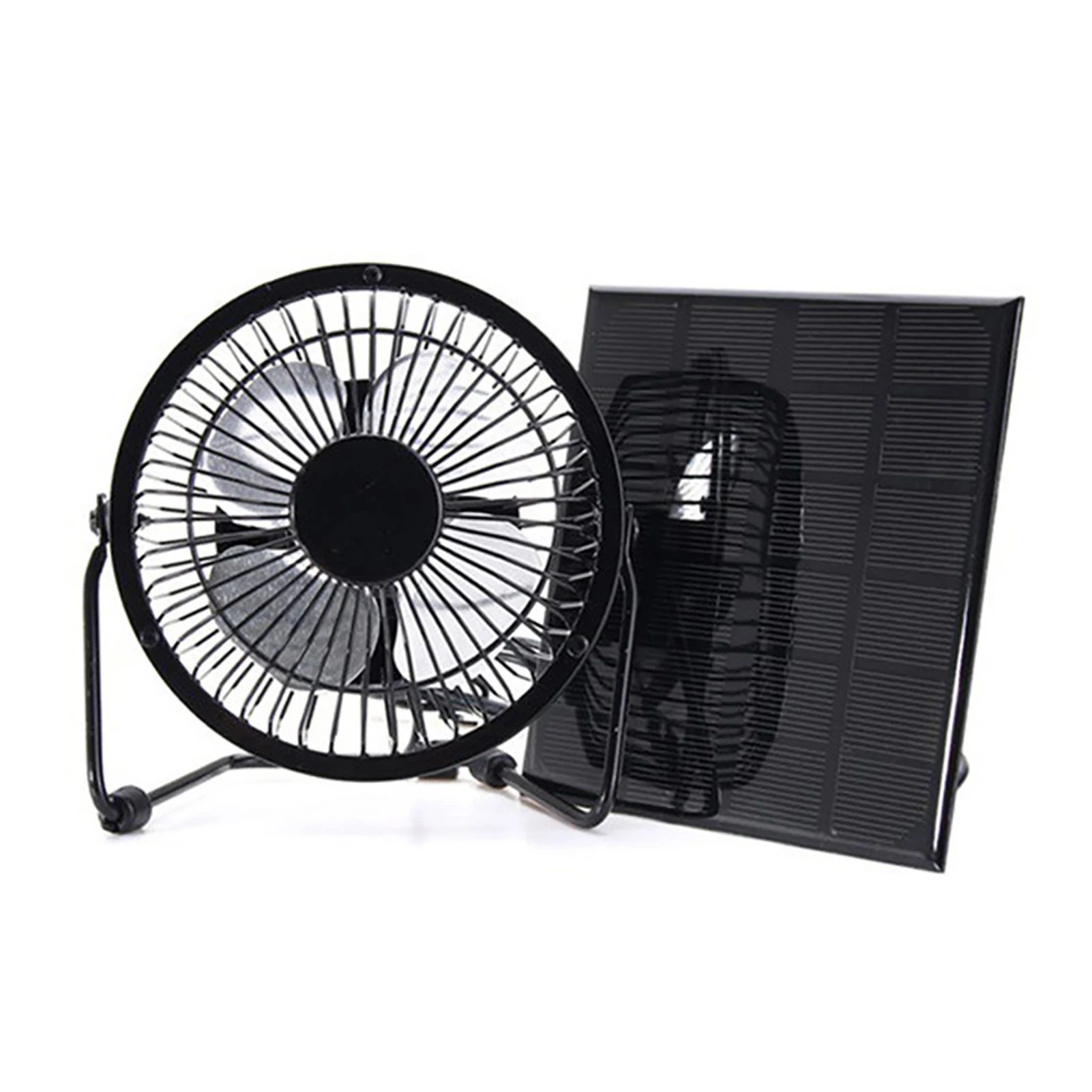 

Portable Solar Panel Fan Air Extractor 3W 6V Smooth Fan with Non-slip Base for Outdoor Home Cooling Ventilation