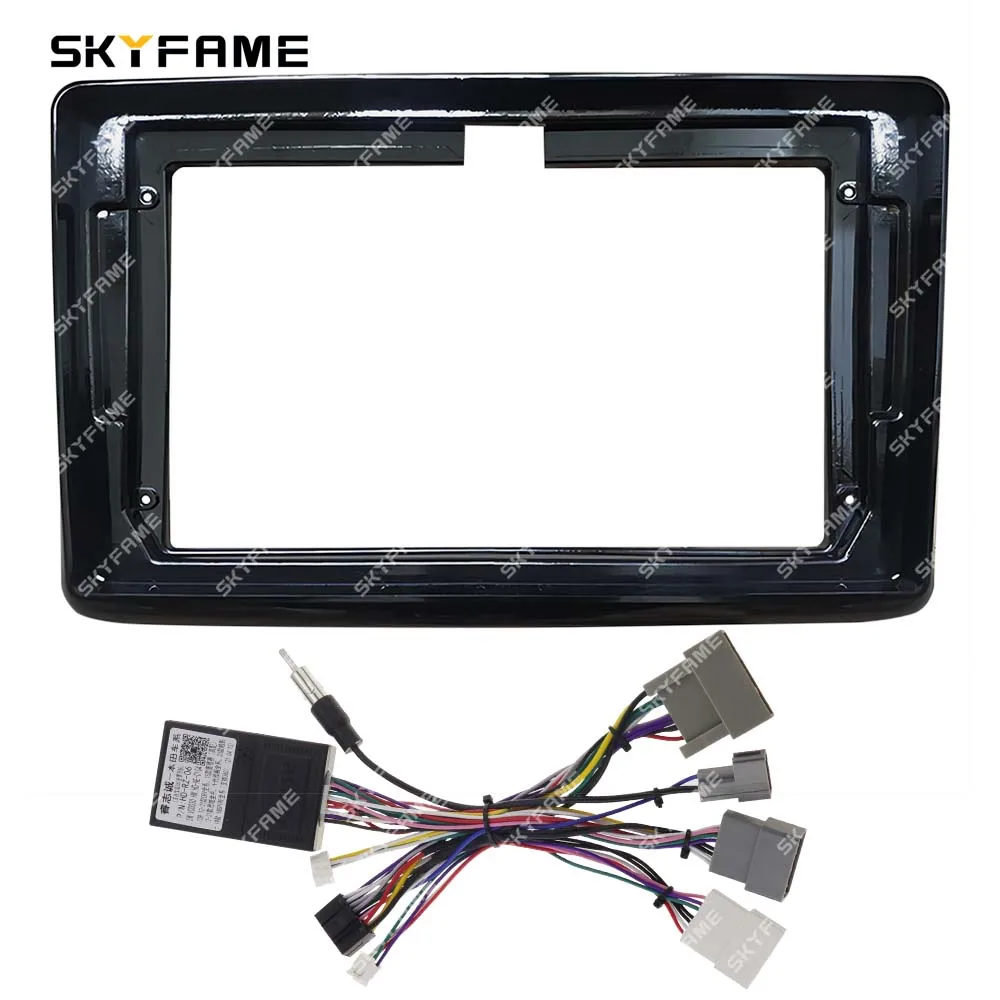 SKYFAME Car Frame Fascia Adapter Canbus Box Decoder Android Radio Dash Fitting Panel Kit For Honda City Shuttle