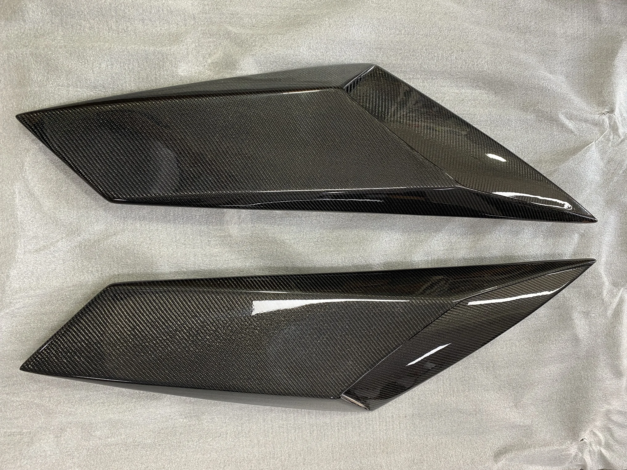 Real Carbon Fiber Rear Side Vent Air For Lamborghini Aventador LP720 LP700 LP750