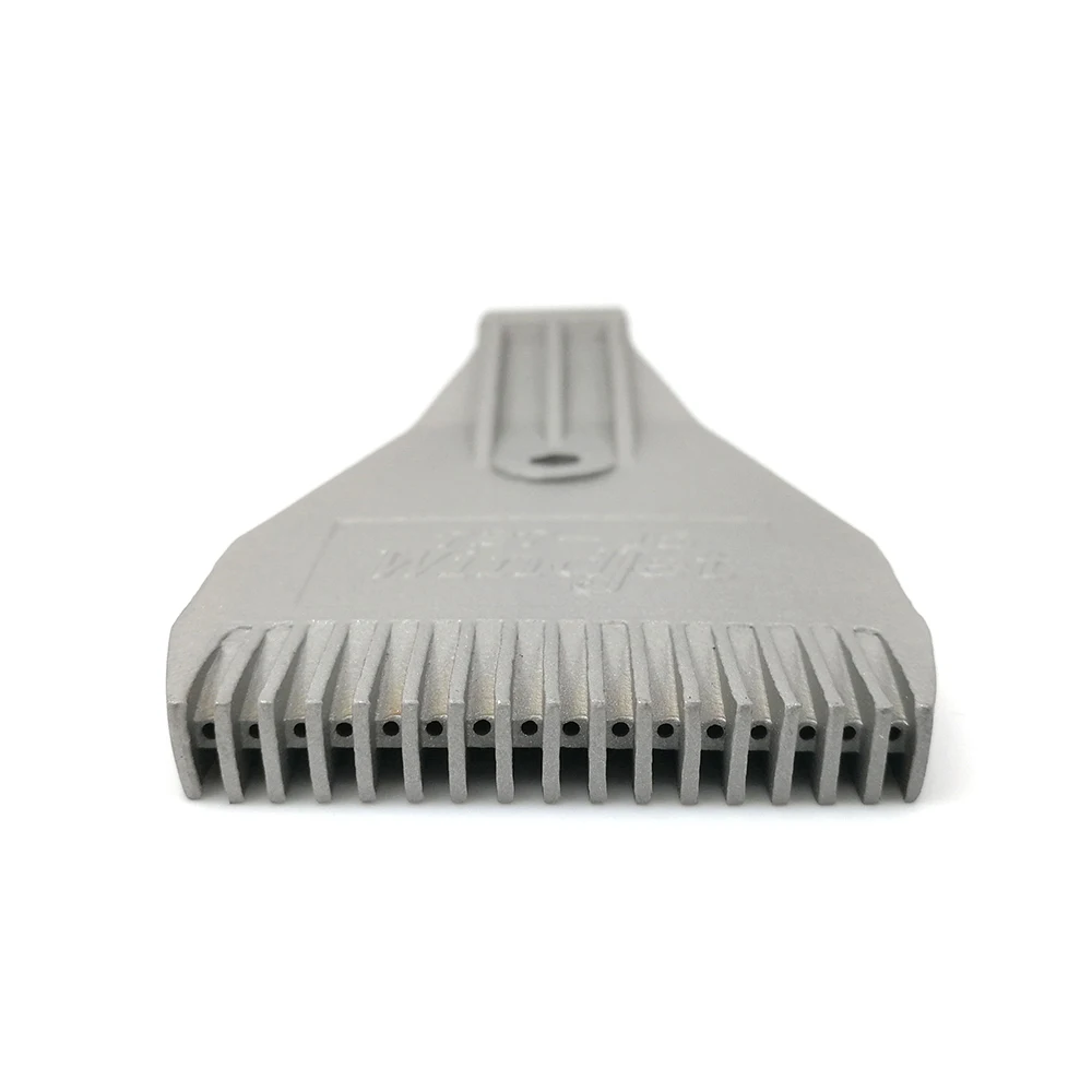Stainless Steel 727 Flat Air Nozzle 1/4'' 16 Holes Air Knife Blowing Jet Nozzle fo Cleaning Drying Dust Removal Blower